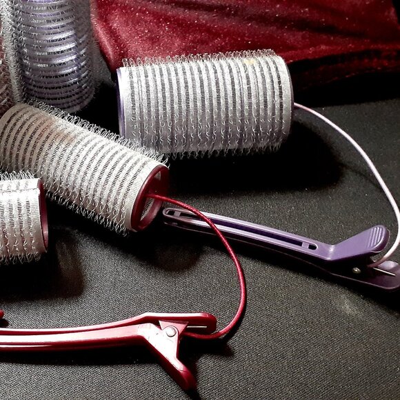 Vidal Sassoon VSP18613 Self-holding Sure Grip Rollers-Secure Hold Clip Lot of 9 - Picture 4 of 4